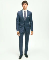 Tailored Classic Fit Wool Windowpane 1818 Suit