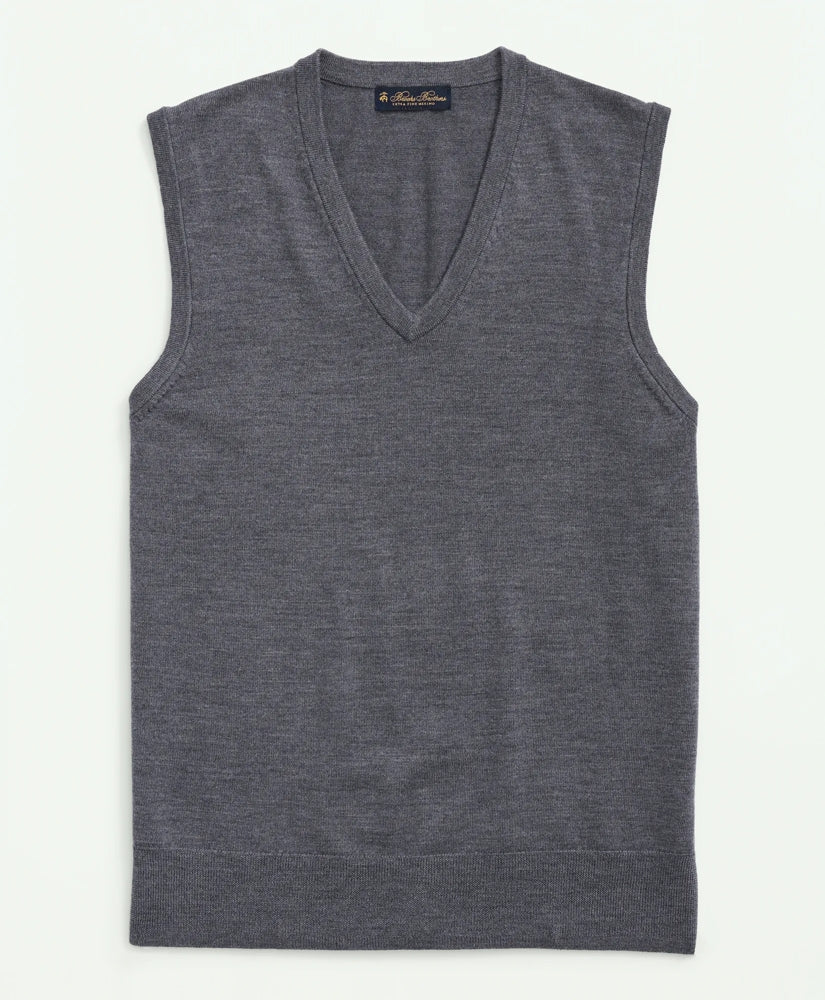 Tailored Ultimate Merino Wool Sweater Vest - Brooks Brothers