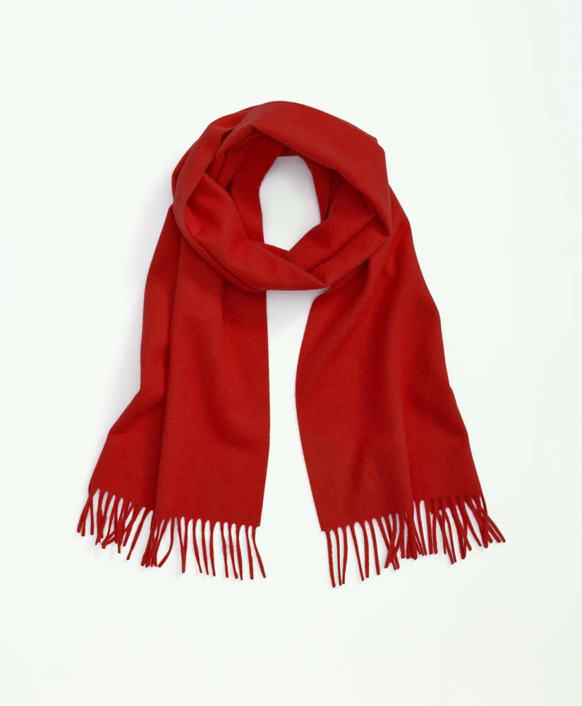Men Cashmere Fringed Scarf - Brooks Brothers US