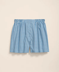 Sale Cotton Broadcloth Windowpane Boxers - Brooks Brothers Discount