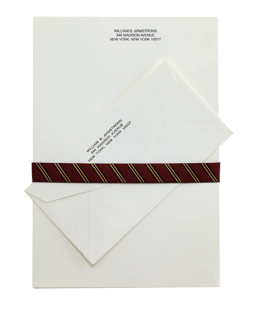 Men Executive Stationery - 100 Sheets & Envelopes - Brooks Brothers On sale