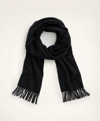 Men Cashmere Fringed Scarf - Brooks Brothers US