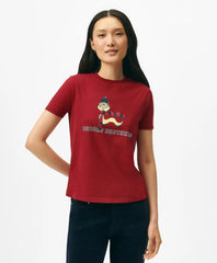Sale Women's Lunar New Year Cotton Snake Motif T-Shirt - Brooks Brothers US