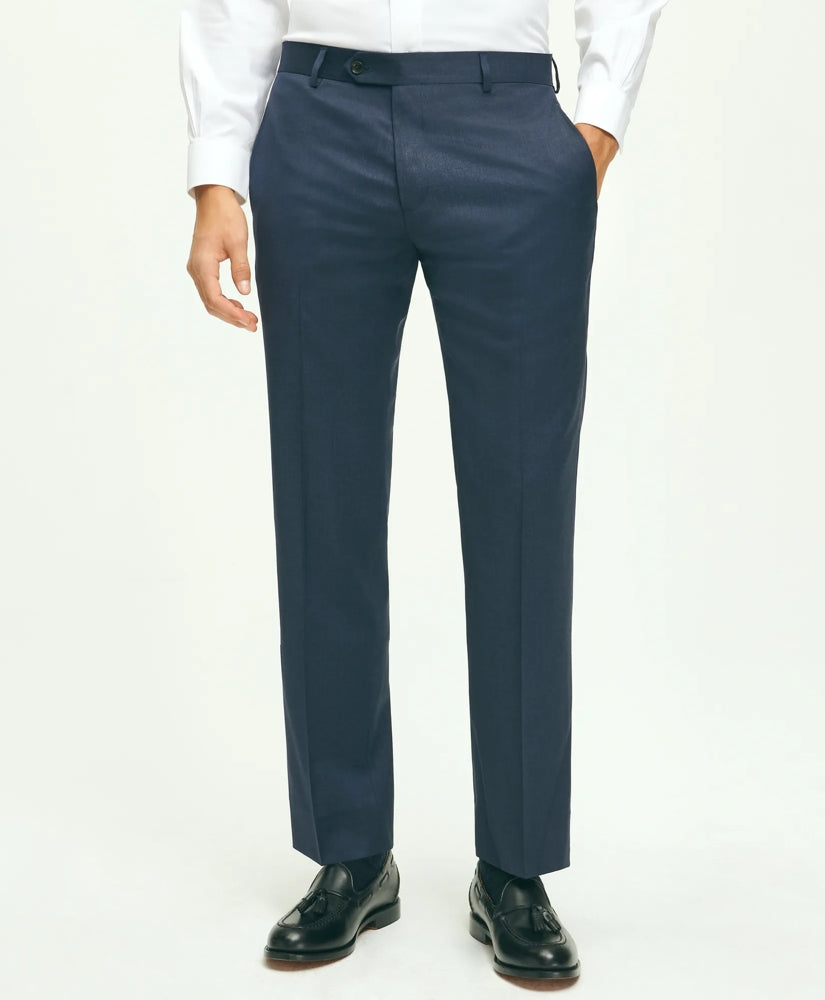 Men Traditional Fit Wool 1818 Dress Pants - Brooks Brothers sale