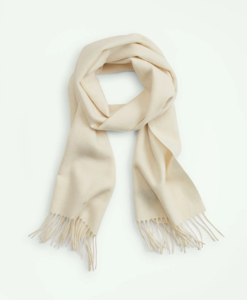 Men Cashmere Fringed Scarf - Brooks Brothers US