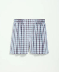 Sale Cotton Broadcloth Plaid Boxers - Brooks Brothers Outlet