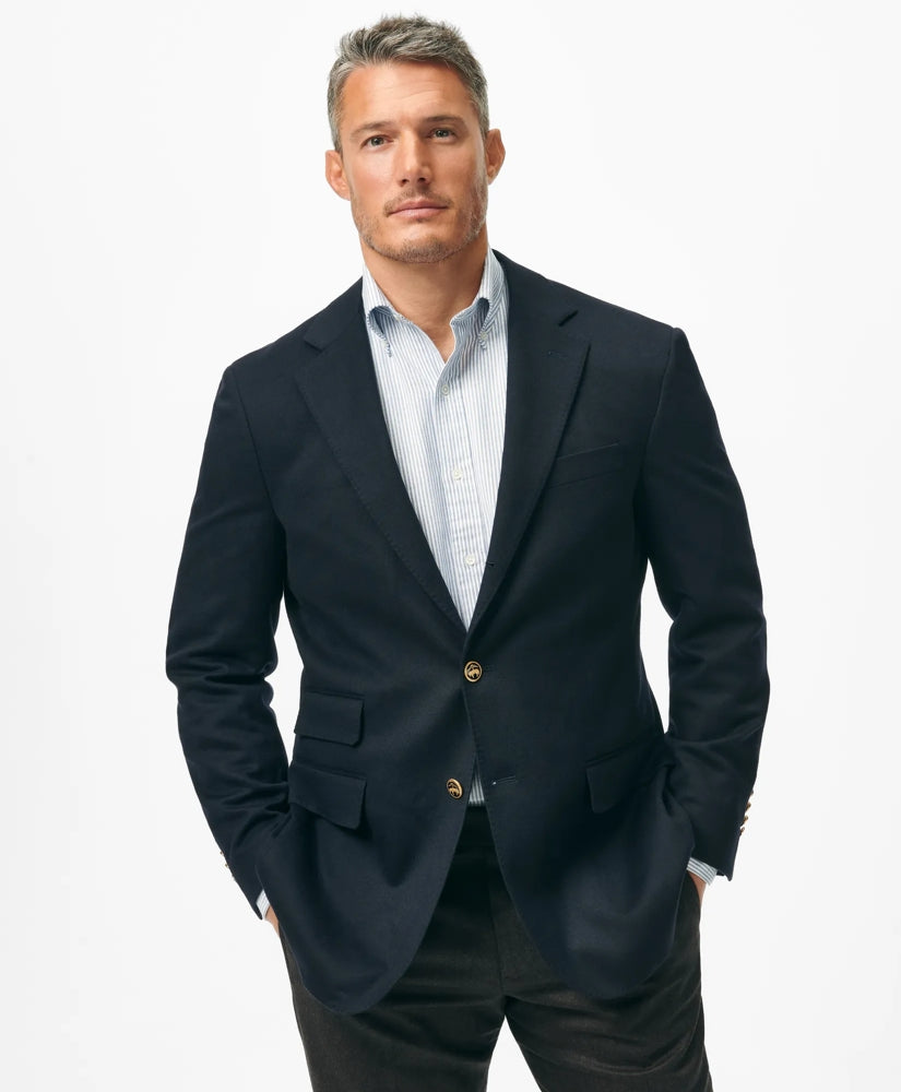 Tailored Traditional Fit Cashmere Fit 1818 Blazer - Brooks Brothers sale
