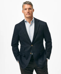 Tailored Traditional Fit Cashmere Fit 1818 Blazer - Brooks Brothers sale