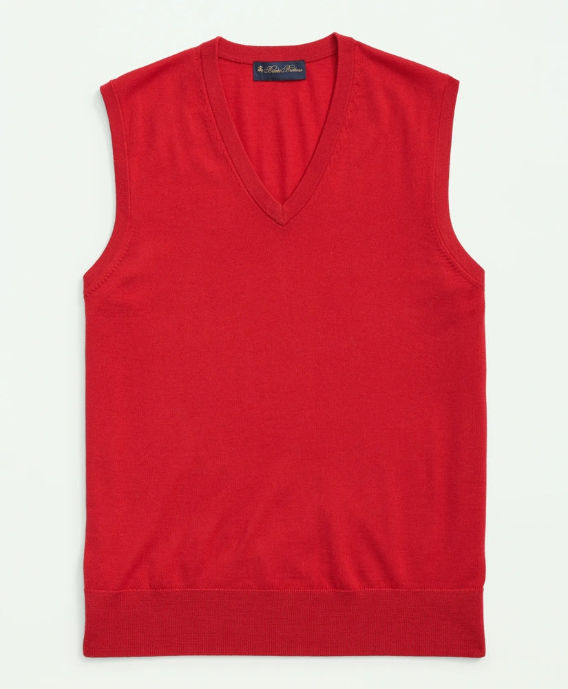 Tailored Ultimate Merino Wool Sweater Vest - Brooks Brothers