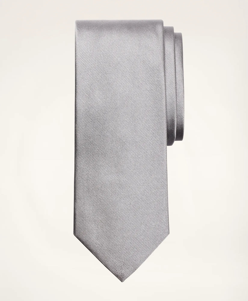 Tailored Solid Rep Tie - Brooks Brothers Online