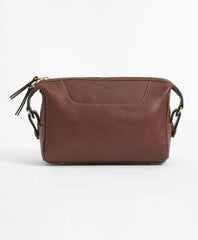 Men Leather Toiletry Bag - Brooks Brothers Outlet