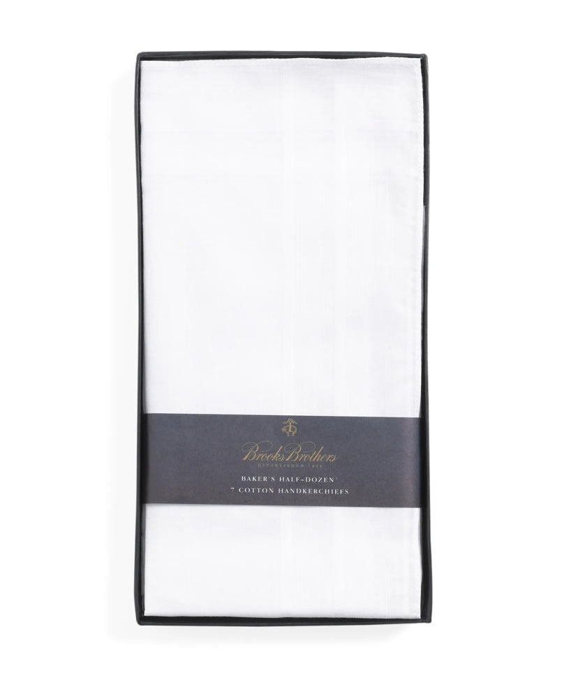 Men Pure Cotton Handkerchiefs-Set of 6 - Brooks Brothers Near me
