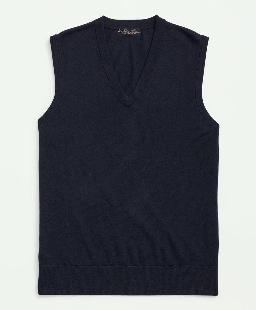 Tailored Ultimate Merino Wool Sweater Vest - Brooks Brothers