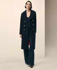 Women Wool Officer Coat - Brooks Brothers For sale