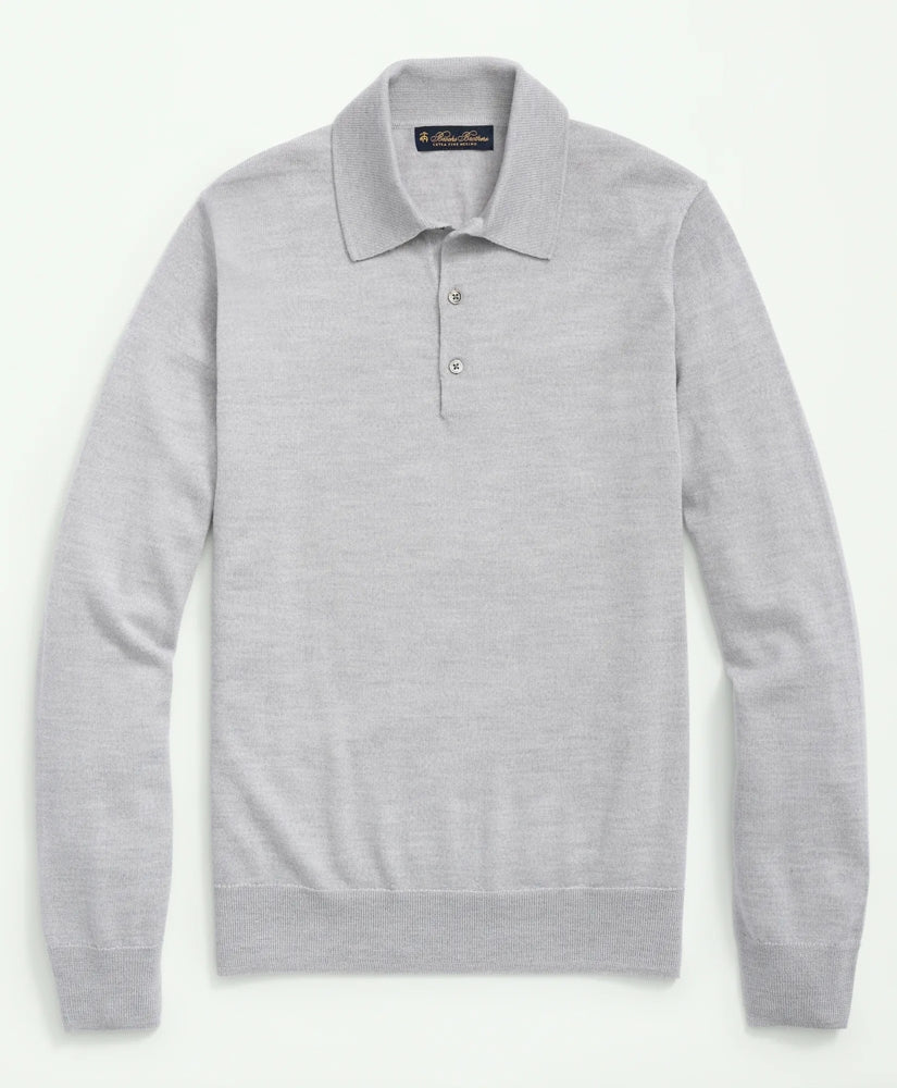 Men Ultimate Merino Wool Polo Sweater - Brooks Brothers Outlet