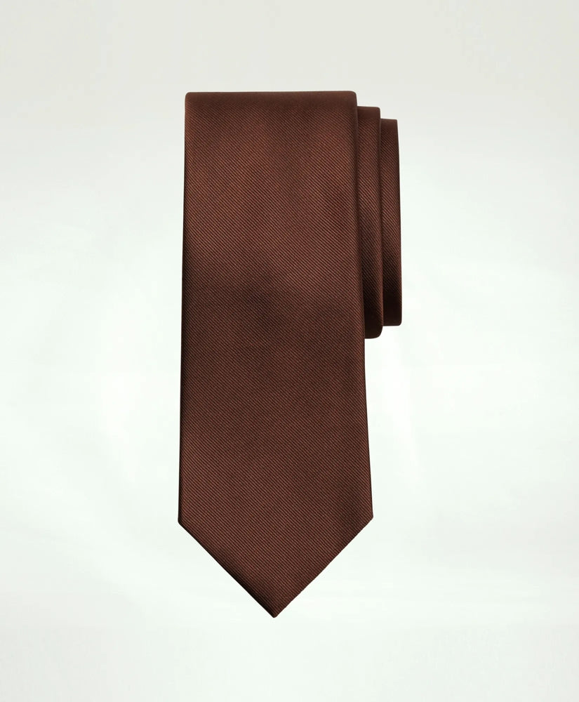 Tailored Solid Rep Tie - Brooks Brothers Online