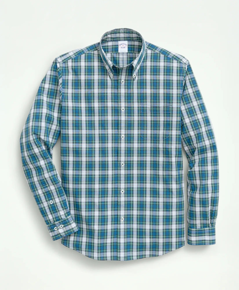 Sale Friday Shirt, Poplin Tartan - Brooks Brothers Outlet