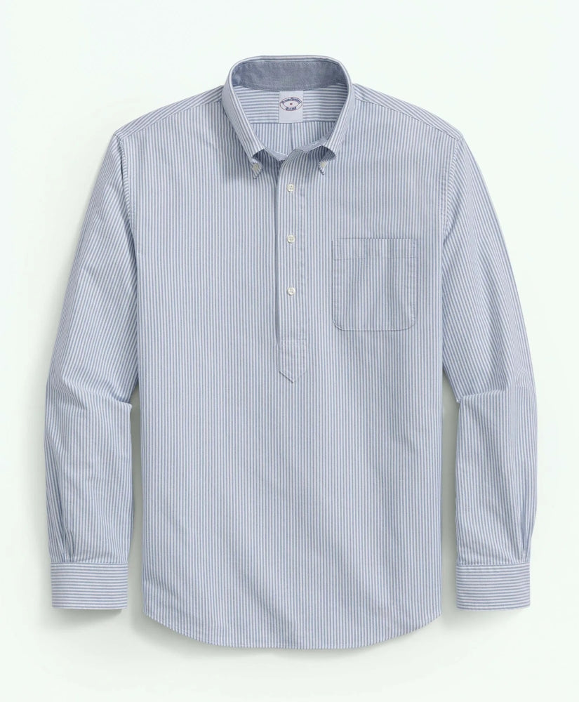 Men Friday Oxford Shirt, Striped Pop-Over - Brooks Brothers Gift