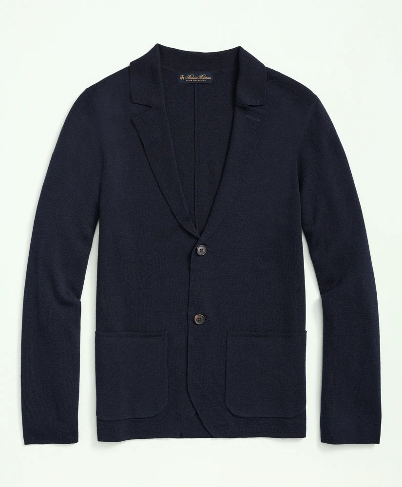 Men Ultimate Merino Wool Sweater Blazer