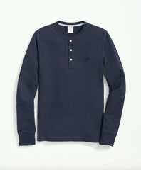 Sale Cotton Henley Long-Sleeve T-Shirt - Brooks Brothers Outlet