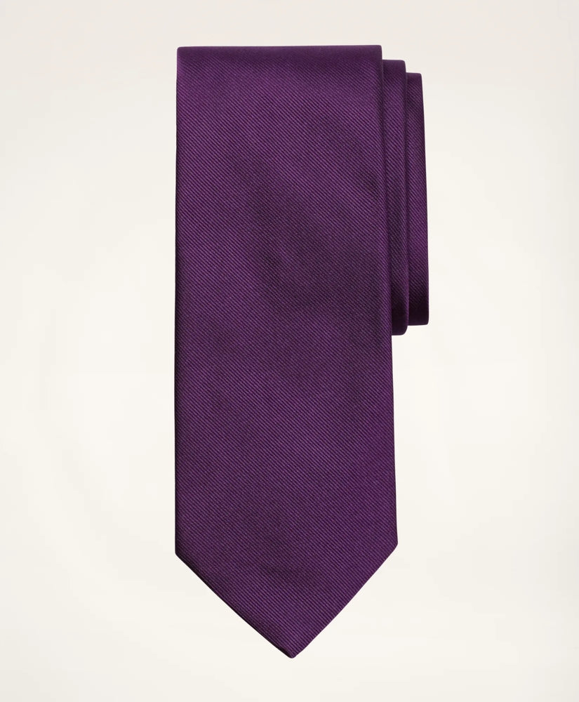 Tailored Solid Rep Tie - Brooks Brothers Online