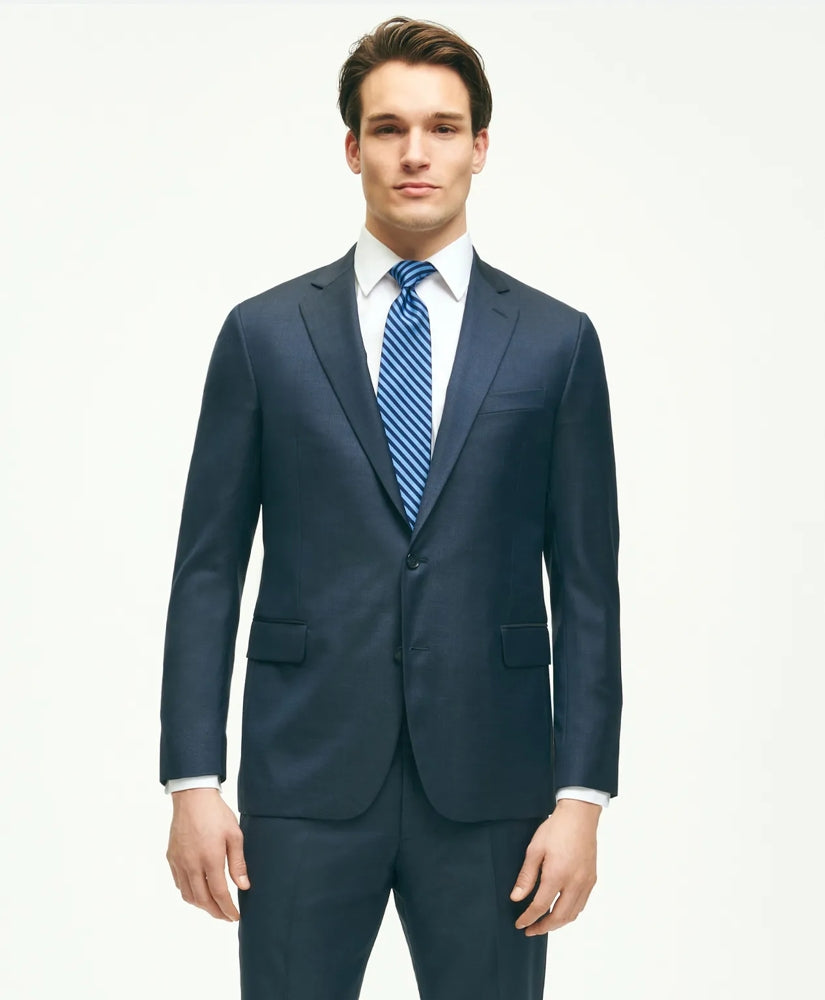 Tailored Classic Fit Wool Tic 1818 Suit - Brooks Brothers Online