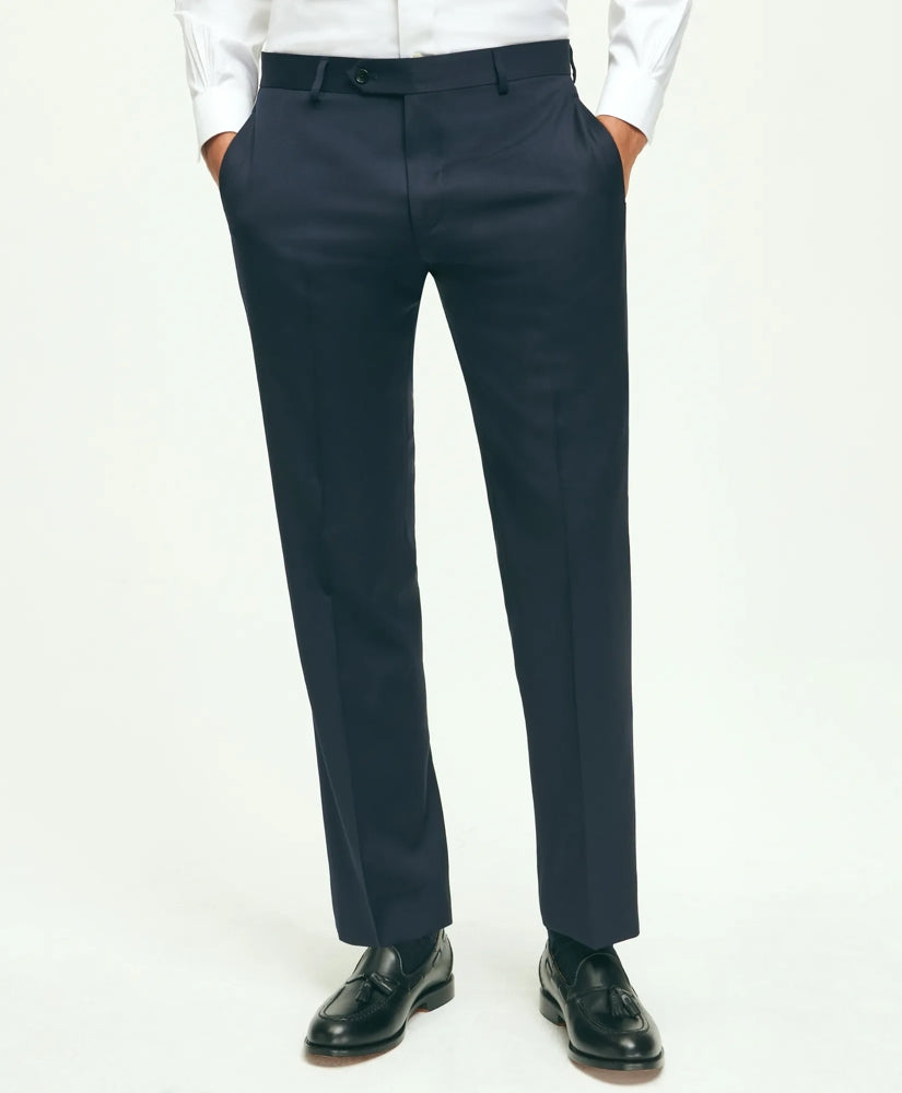 Men Traditional Fit Wool 1818 Dress Pants - Brooks Brothers sale