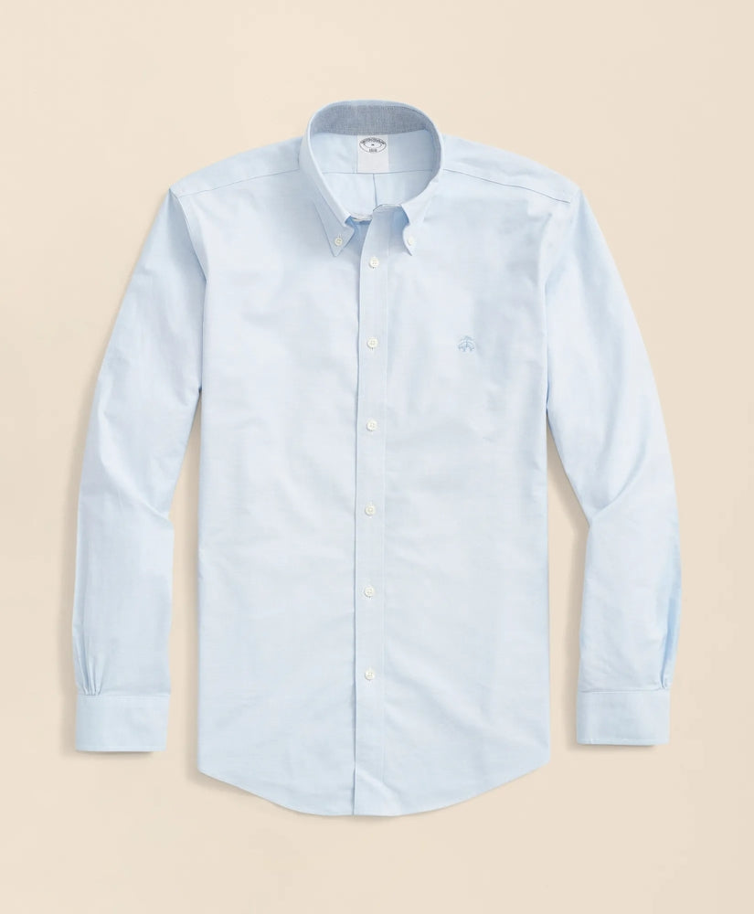 Shirts Stretch Non-Iron Oxford Button-Down Collar Sport Shirt - Brooks Brothers On sale