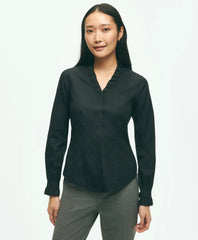 Women Fitted Non-Iron Stretch Supima - Brooks Brothers Gift