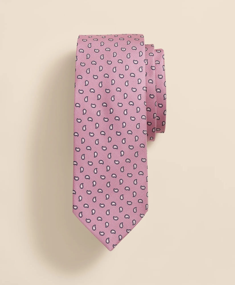 Men Silk Paisley Tie - Brooks Brothers Discount