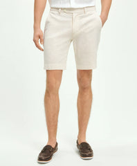 Sale Washed Stretch Cotton Seersucker Shorts - Brooks Brothers US