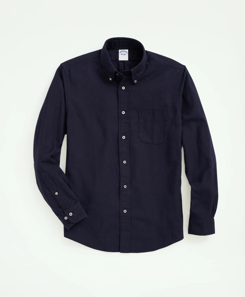 Shirts Portuguese Flannel Polo Button Down Collar Shirt - Brooks Brothers Outlet