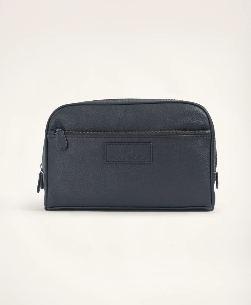 Men Large Pebbled Leather Dopp Kit - Brooks Brothers Near me