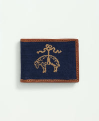 Men Smathers & Branson Cotton Needlepoint Billfold Wallet - Brooks Brothers US