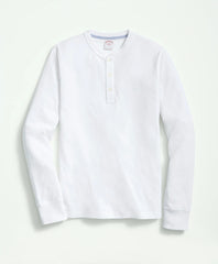 Sale Cotton Henley Long-Sleeve T-Shirt - Brooks Brothers Outlet
